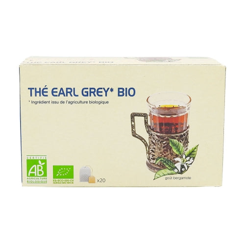 Thé Earl Grey BIO boîte 20 sachets