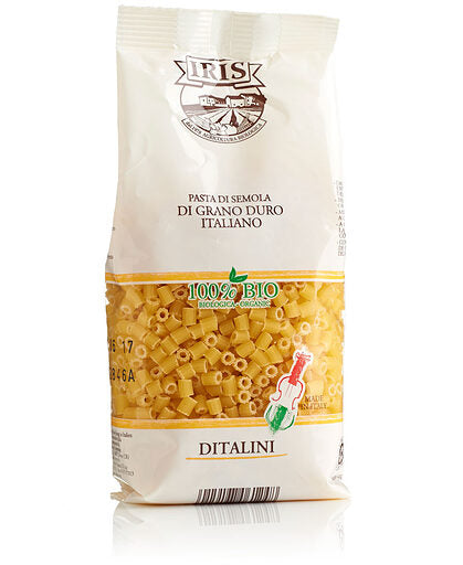 Ditalini Rigati blanches (Ditalini Rigati semola) bio - Iris - 250 g