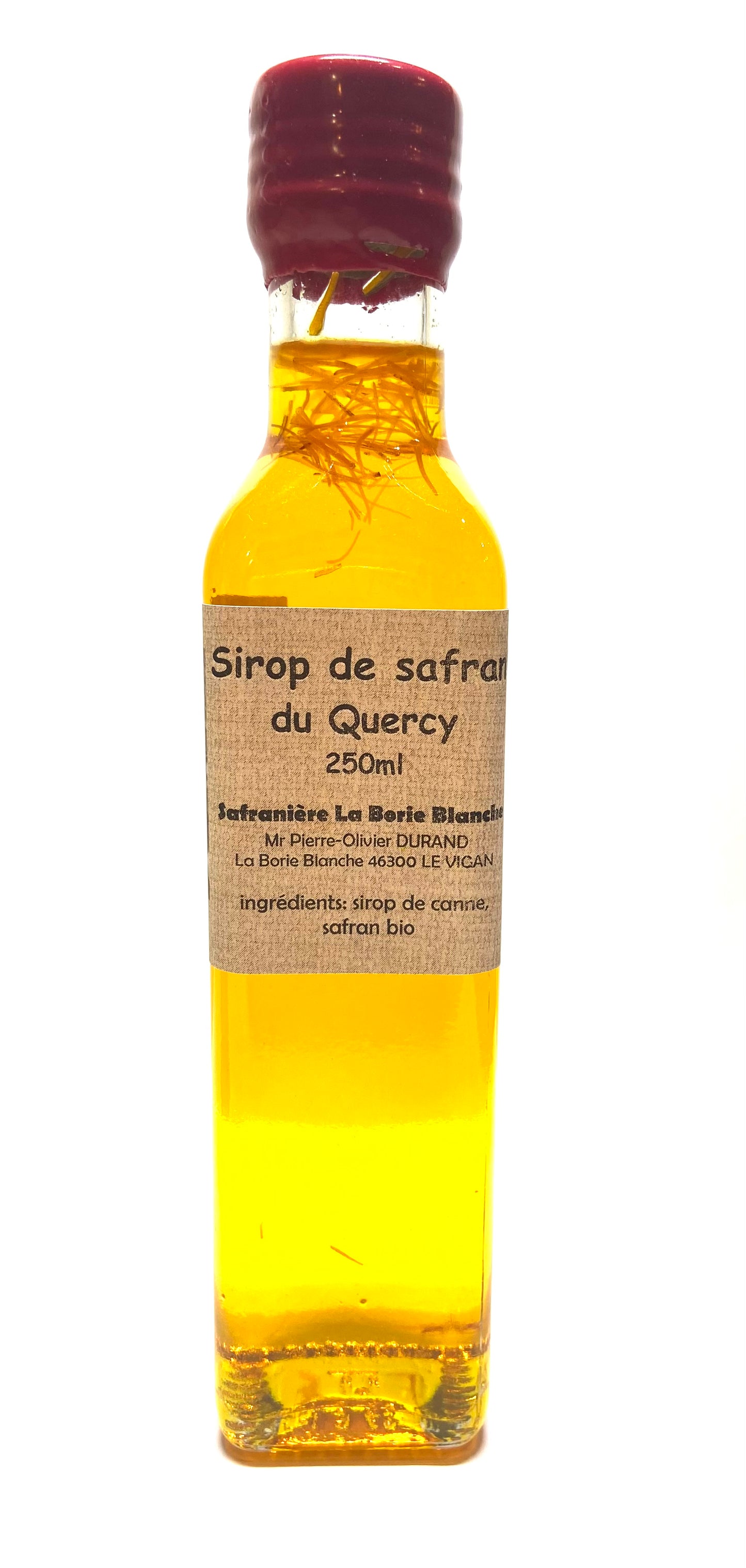 Sirop de safran du Quercy