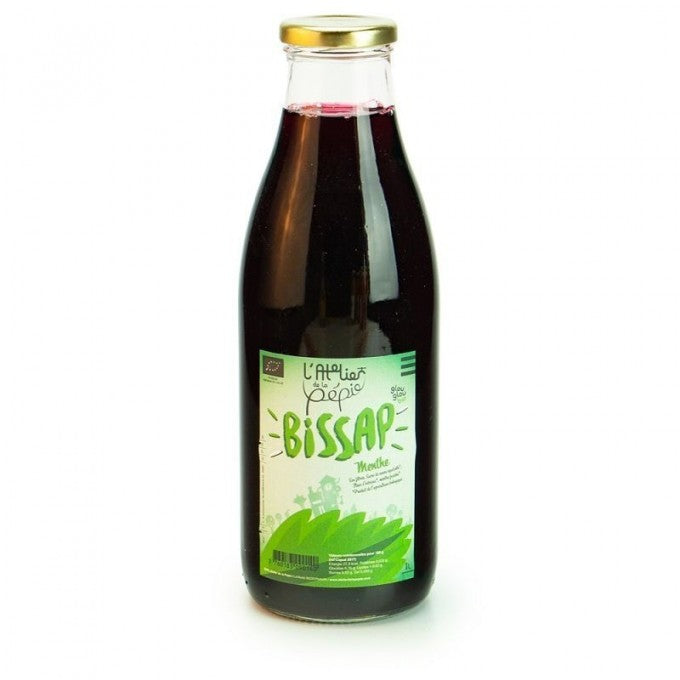 Jus d'hibiscus à la Menthe (Bissap) 1L Bio