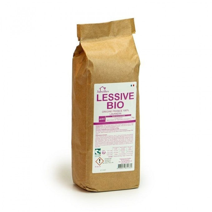 Lessive poudre au lavandin sachet kraft 1kg