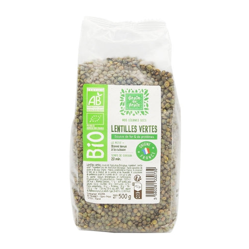 Lentilles vertes BIO France, 500g