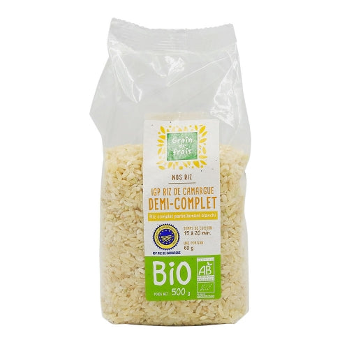 Riz demi complet BIO Camargue IGP paquet 500g