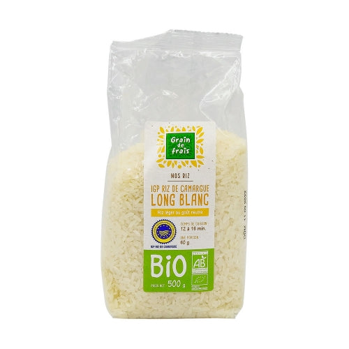 Riz long blanc de Camargue IGP BIO paquet 500g