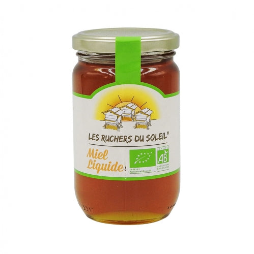 Miel de fleurs liquide BIO pot 375g