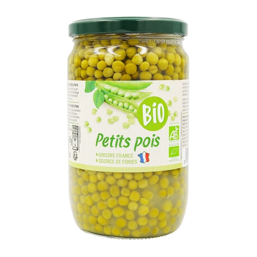 Petits pois BIO France bocal 720ml