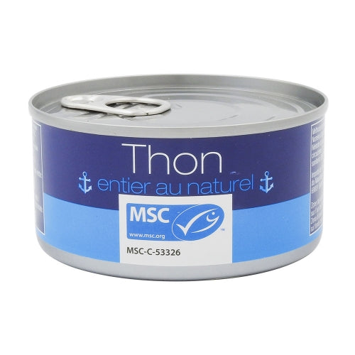 Thon listao entier MSC conserve pne 130g