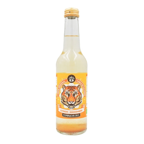 Kombucha Citron gingembre BIO bouteille 33cl