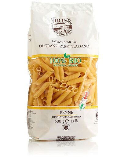 Penne blanches (Penne semola) bio - Iris - 500 g