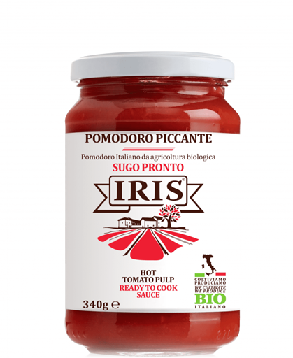 Pulpe de tomate piquante (Pomodoro piccante) bio - IRIS - 340 g