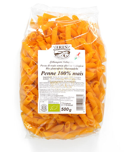 Penne maïs sans gluten (Penne mais) bio - Iris - 500 g
