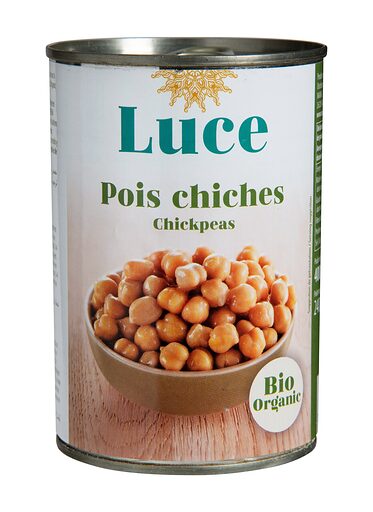 Pois chiches en conserve bio - Luce - 400 g