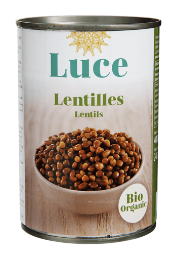 Lentilles en conserve bio - Luce - 400g
