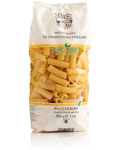 Macaronis blanches (Maccheroni semola) bio - Iris - 500 g