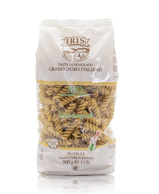 Spirales Demi-Complètes Bio (Fusilli Semolato) – Iris - 500g
