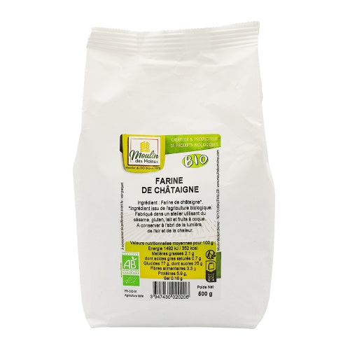 Farine de châtaigne BIO sachet 500g