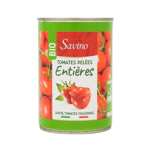 Tomates entières pelées BIO 240g SAVINO