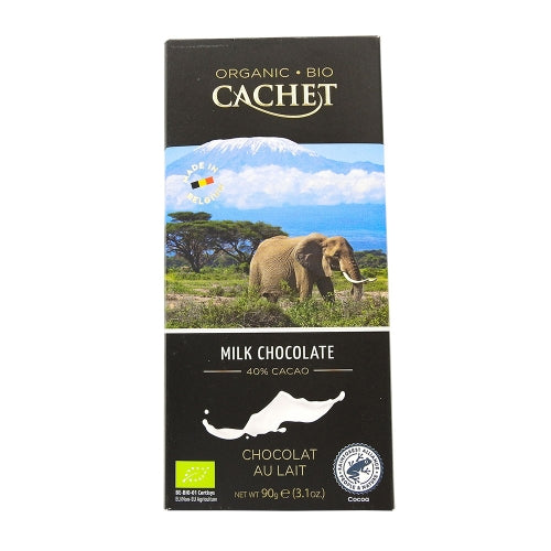 Chocolat au lait BIO 40% cacao 90g