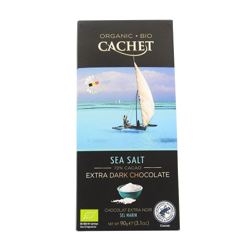 Chocolat noir BIO fleur de sel 90g