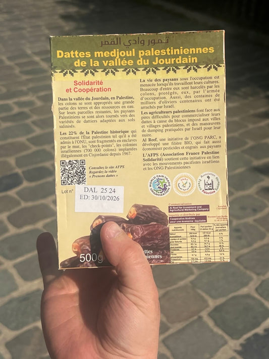 Dattes medjoul palestiniennes 500g