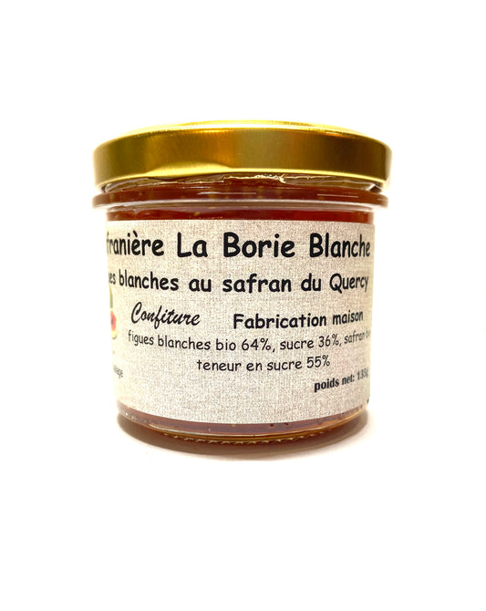 Confiture de figues blanches Bio au safran Bio du Quercy