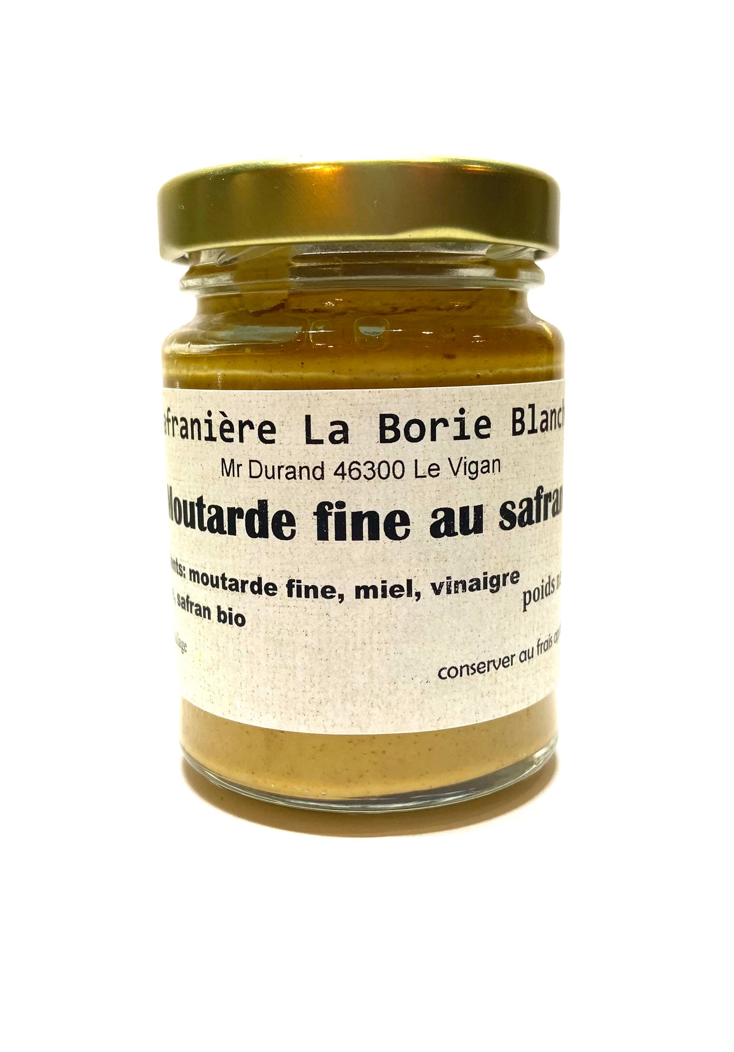 Moutarde fine au safran Bio du Quercy