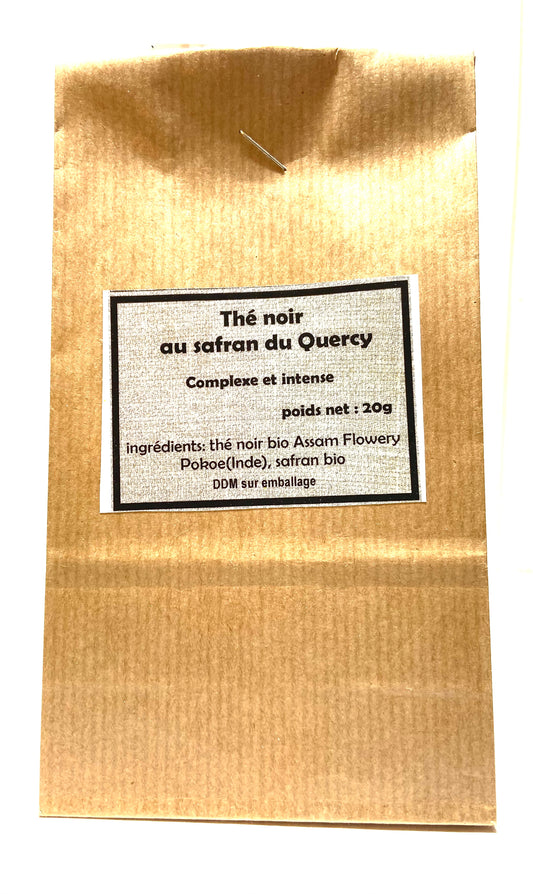 Thé noir au safran du Quercy Bio