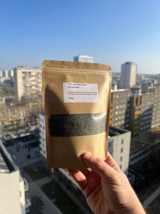 Thé vert gunpowder bio - Sol à Sol - 100g