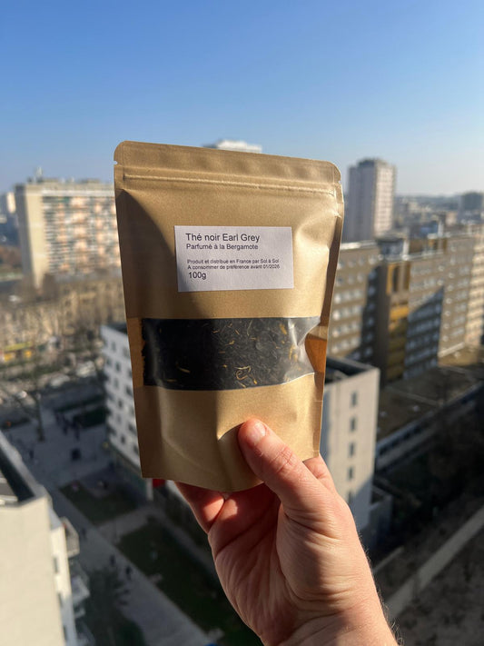 Thé noir Earl Grey au soleil bio - Sol à Sol - 100g
