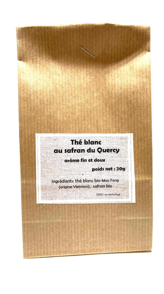 Thé blanc au safran du Quercy Bio