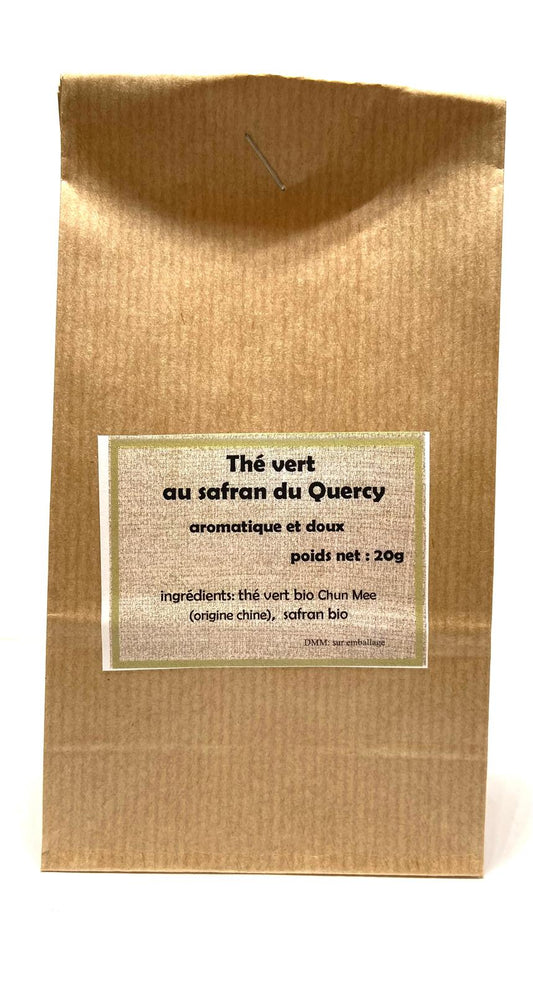 Thé vert au safran du Quercy Bio
