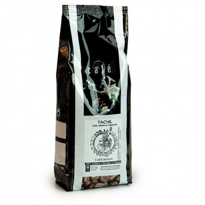 Café Yachil - Coop Zapatiste 100% arabica moulu 1kg