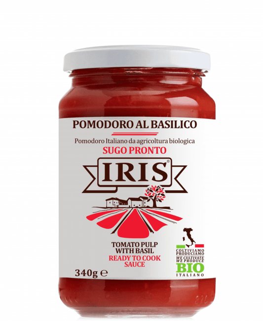 Pulpe de tomate basilic (Pomodoro al Basilico) bio - IRIS - 340 g