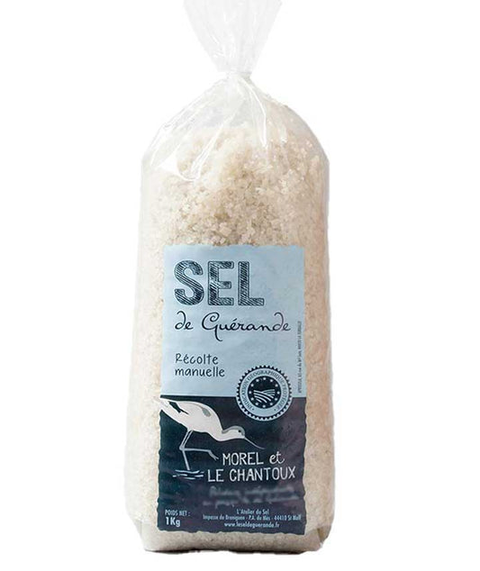 Sel gris marin (gros sel) de Guérande IGP - L'Atelier du Sel - 1kg