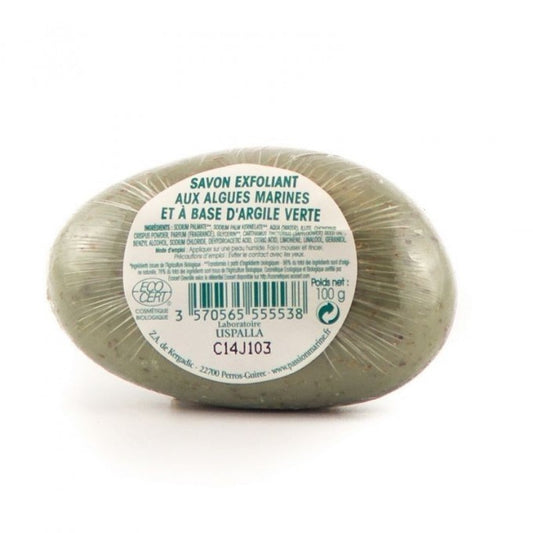 Savon exfoliant aux algues et à l'argile verte - Passion Marine - 100g